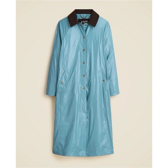 J.Crew Shiny long Barn Jacket™ - Picture 4 of 10